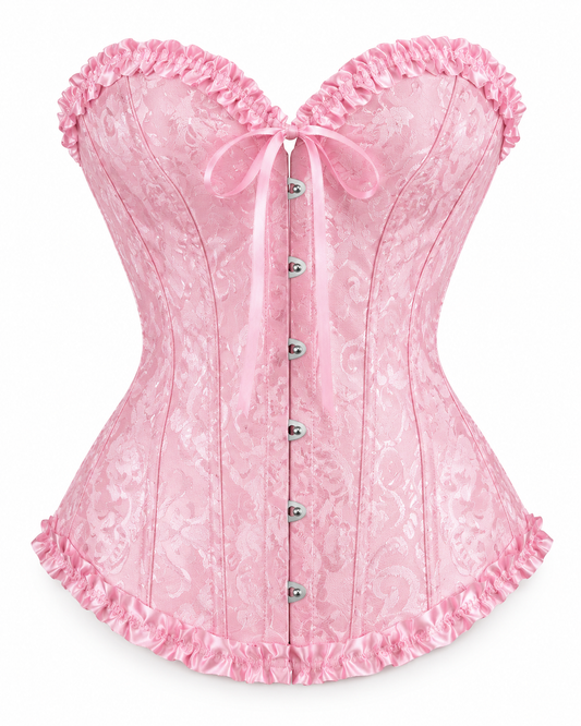 Corset Victoriano Rosado