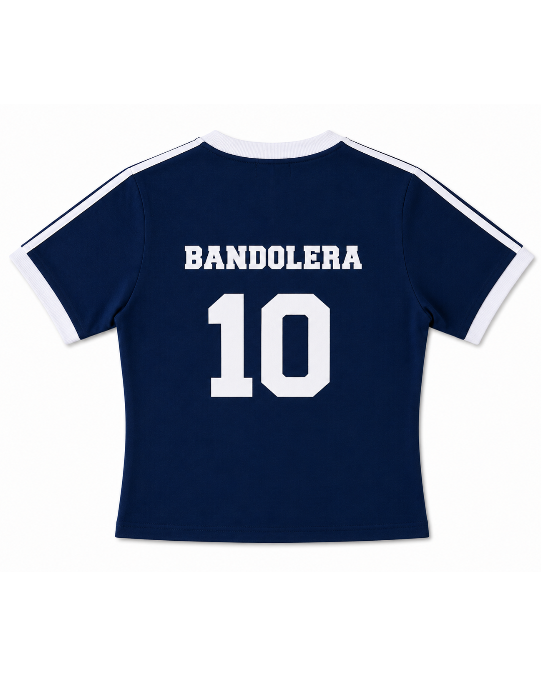 Baby Tee Chile Azul/Blanco Estampada