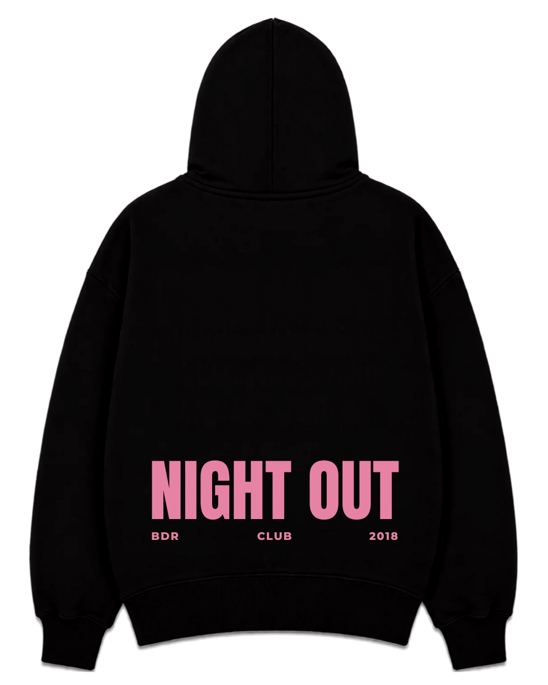 HOODIE NIGHT OUT BLACK PINK