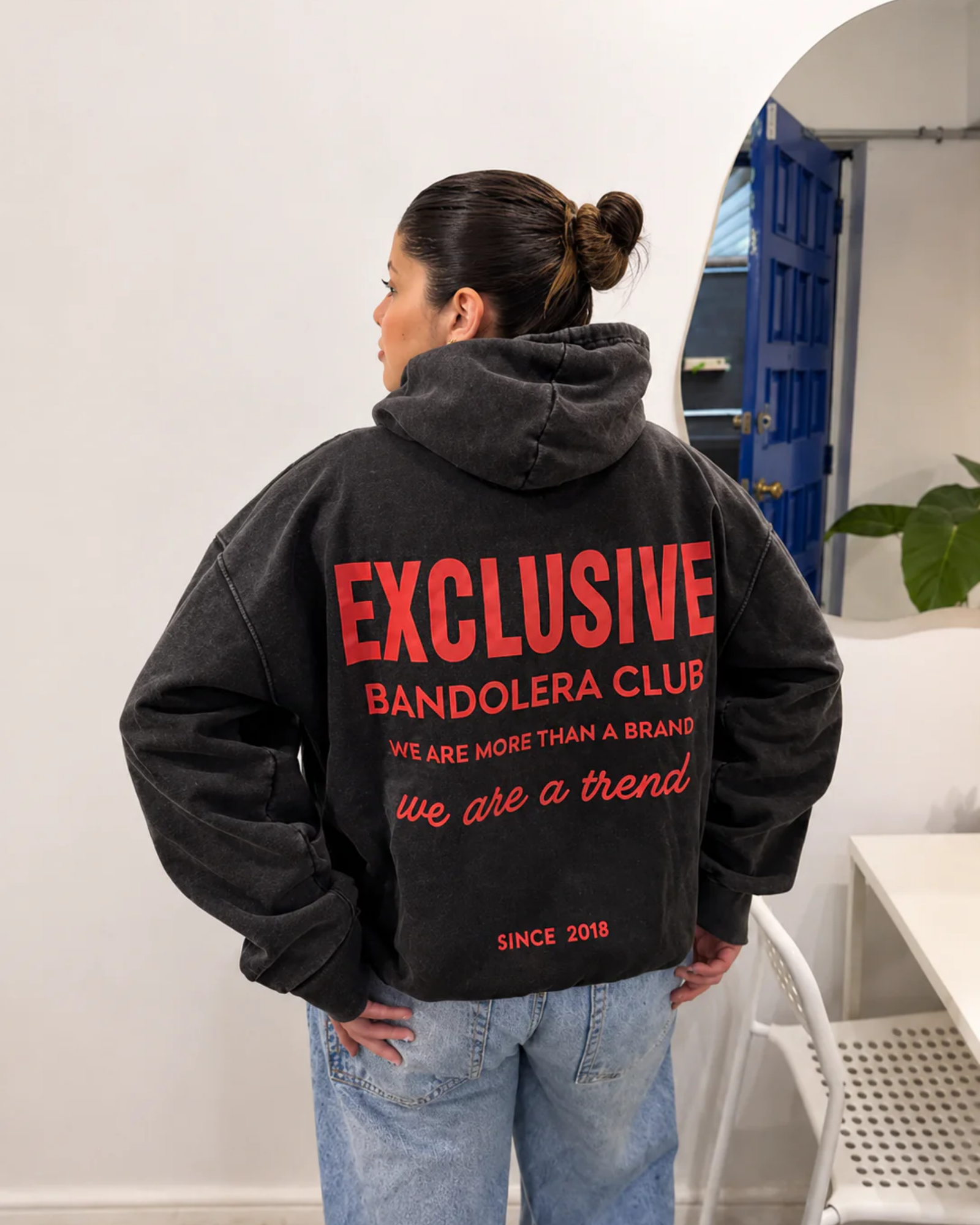 HOODIE EXCLUSIVE ACID WASH RED