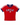 Baby Tee Chile Bordada Roja/Azul