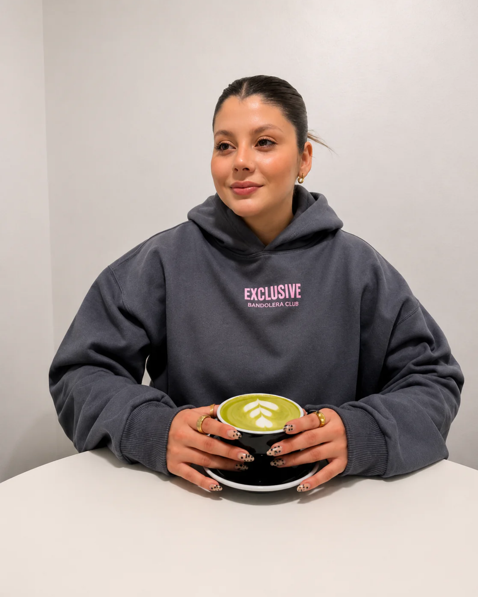 HOODIE EXCLUSIVE GREY PINK