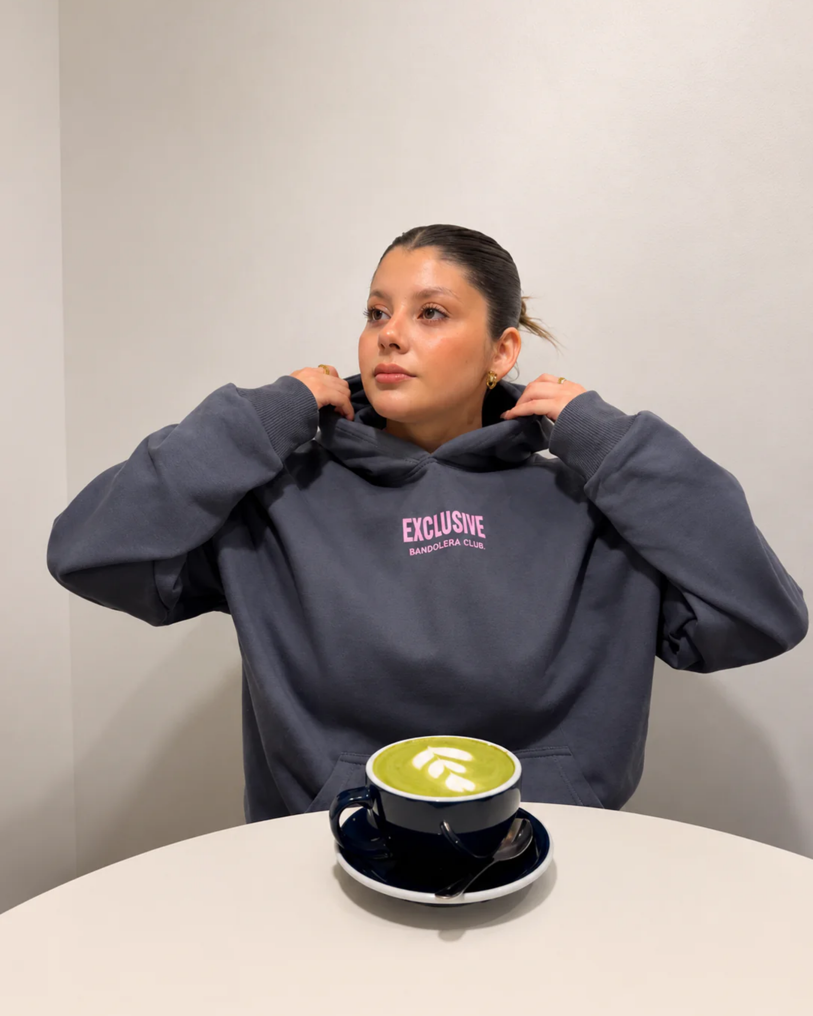 HOODIE EXCLUSIVE GREY PINK