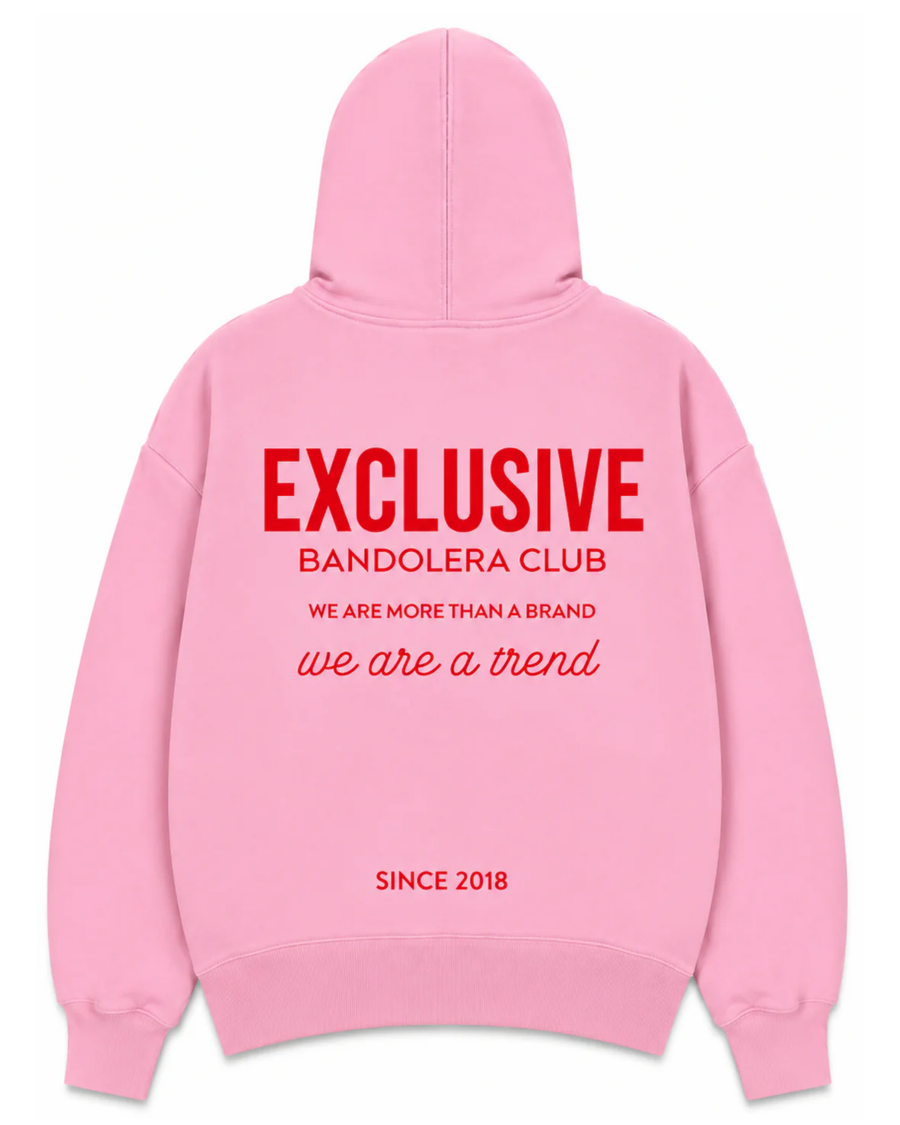 HOODIE EXCLUSIVE PINK RED