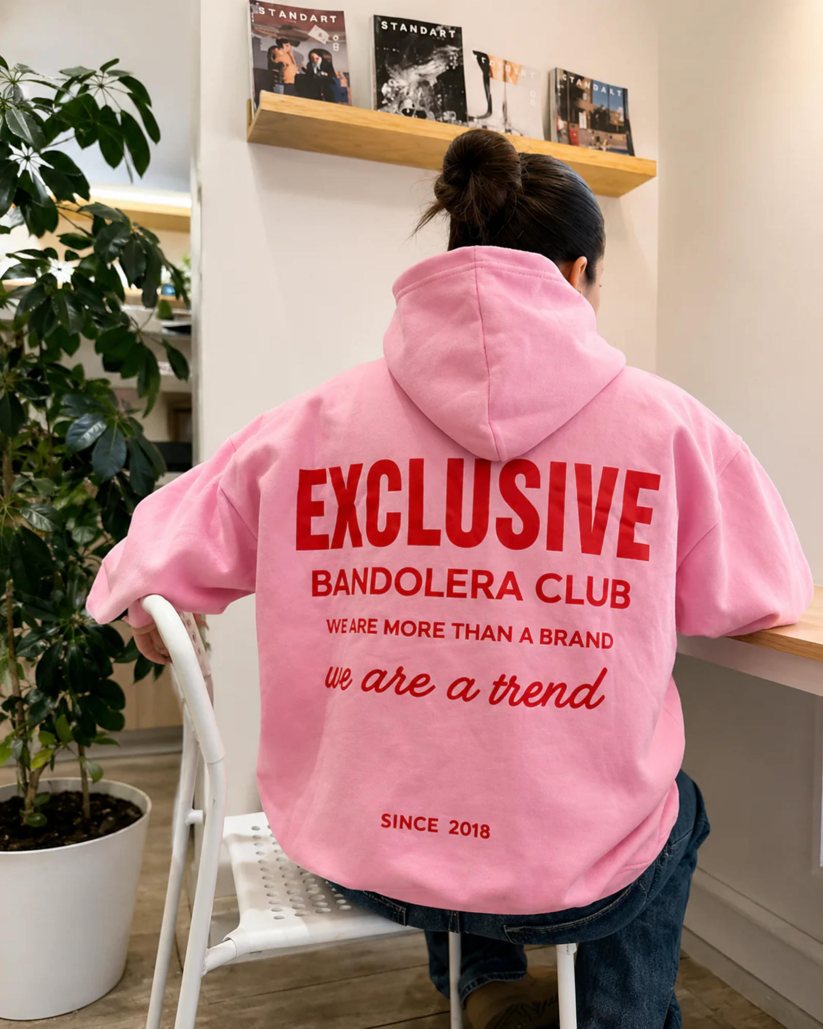 HOODIE EXCLUSIVE PINK RED
