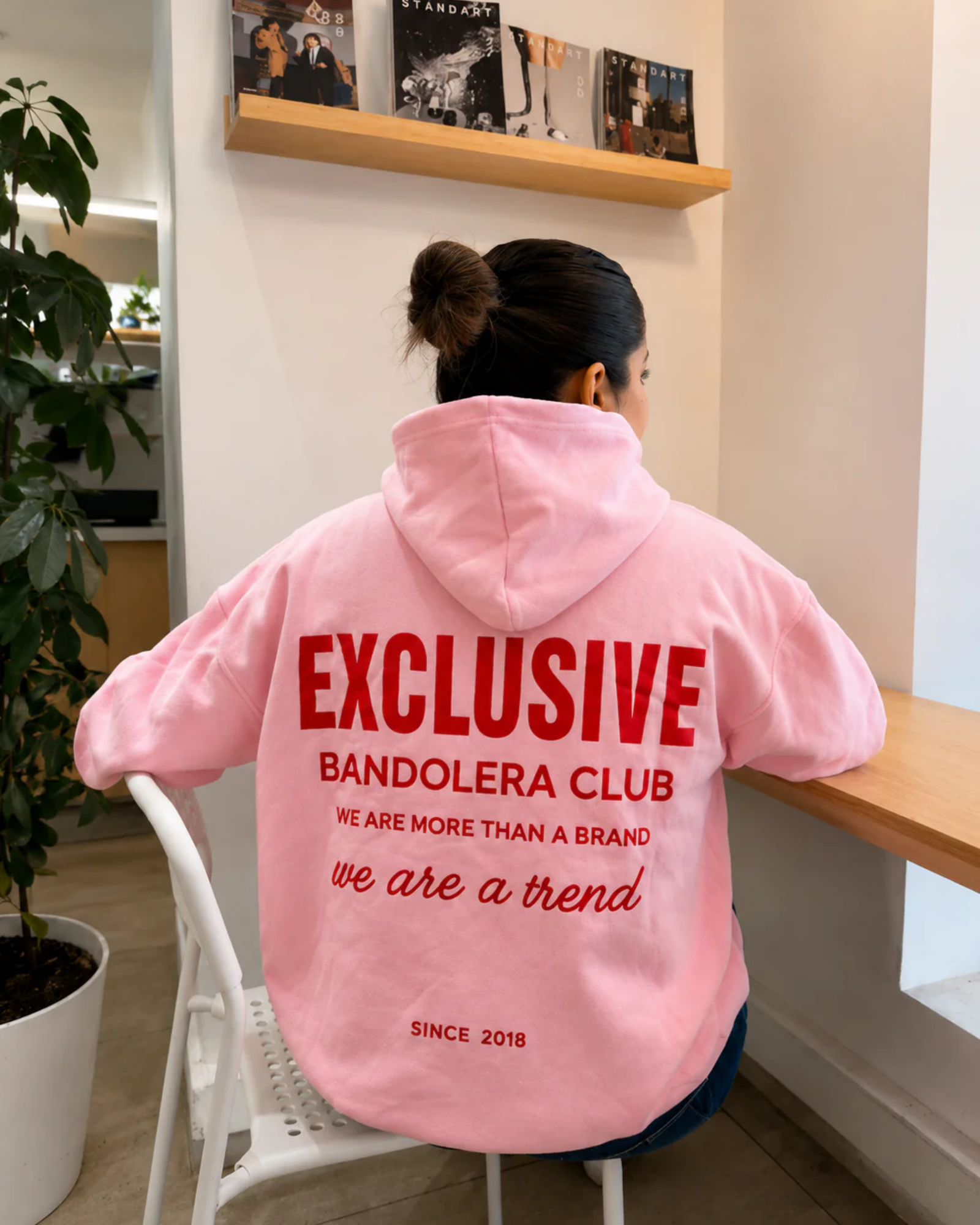HOODIE EXCLUSIVE PINK RED