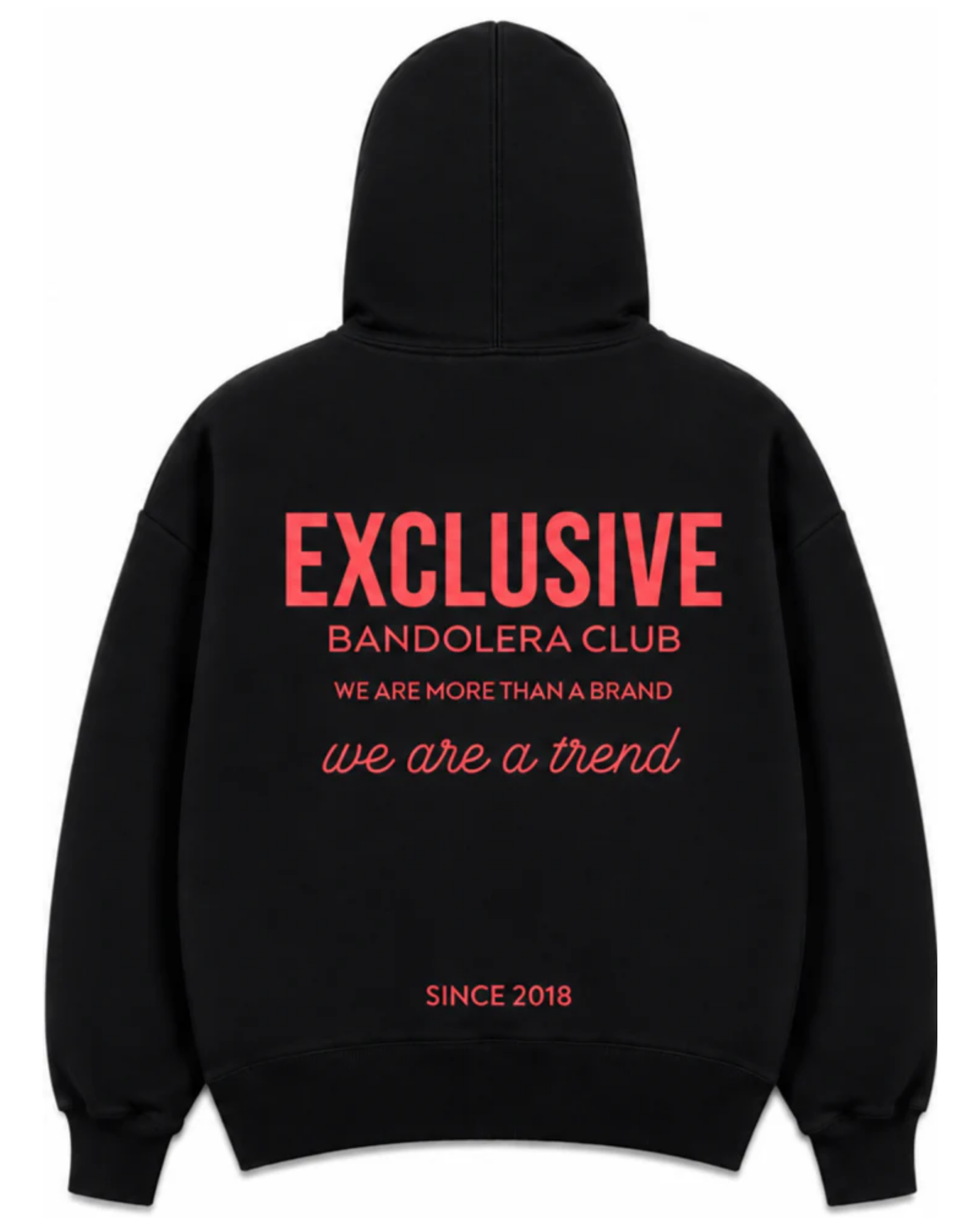 HOODIE EXCLUSIVE BLACK RED