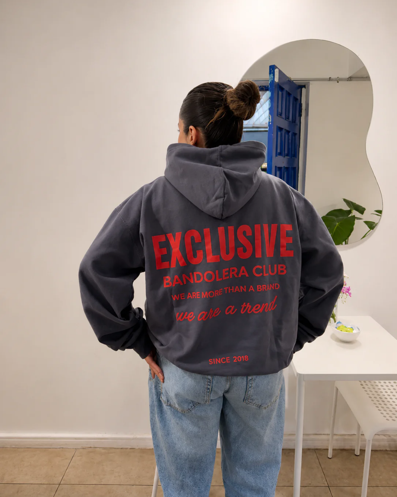 HOODIE EXCLUSIVE GREY RED