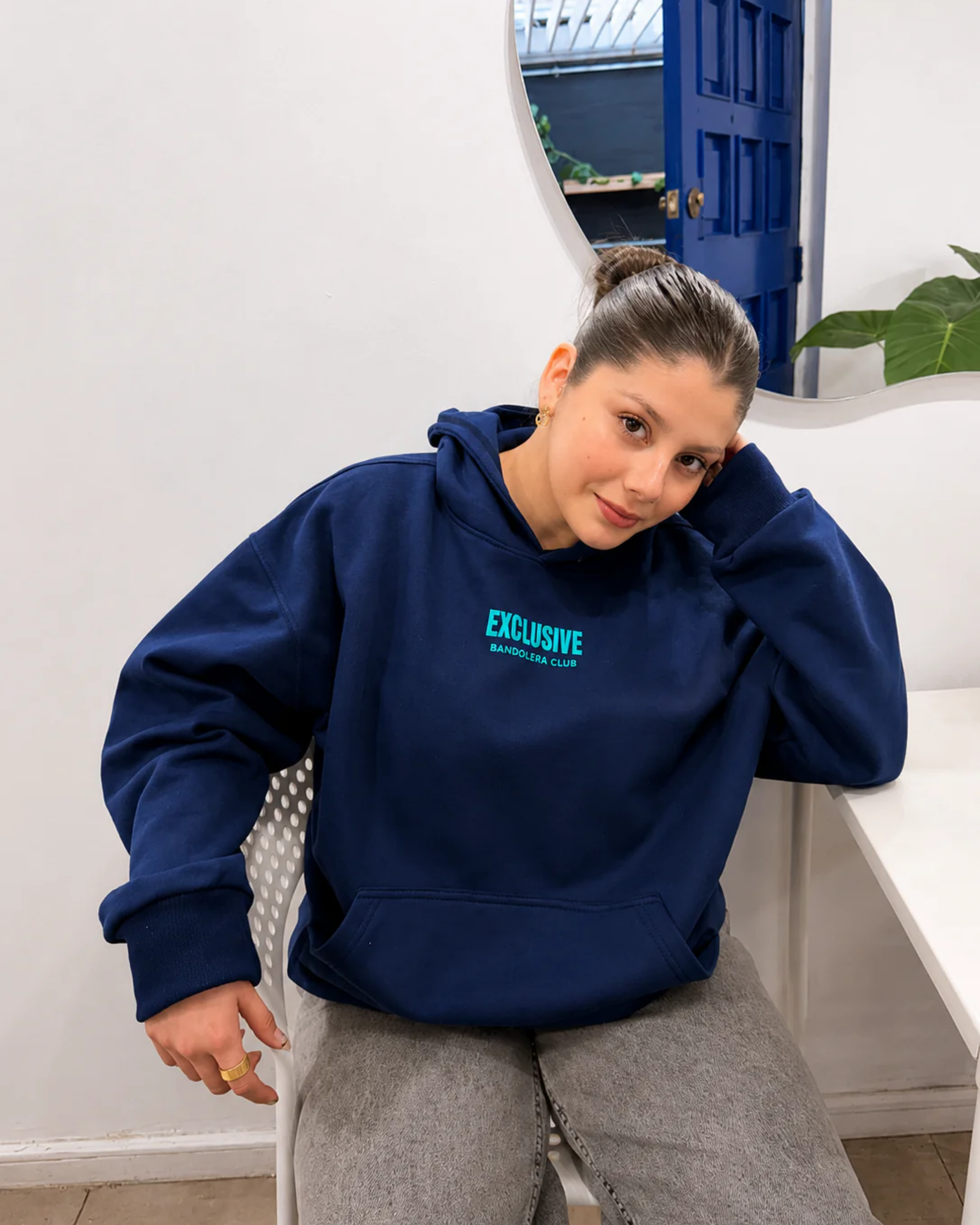 HOODIE EXCLUSIVE BLUE GREEN