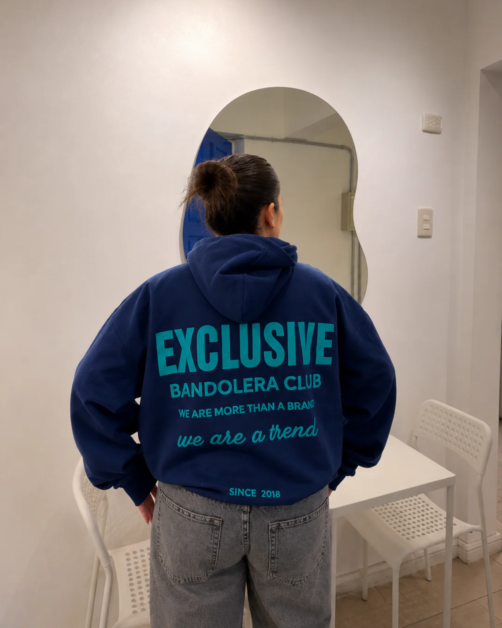 HOODIE EXCLUSIVE BLUE GREEN