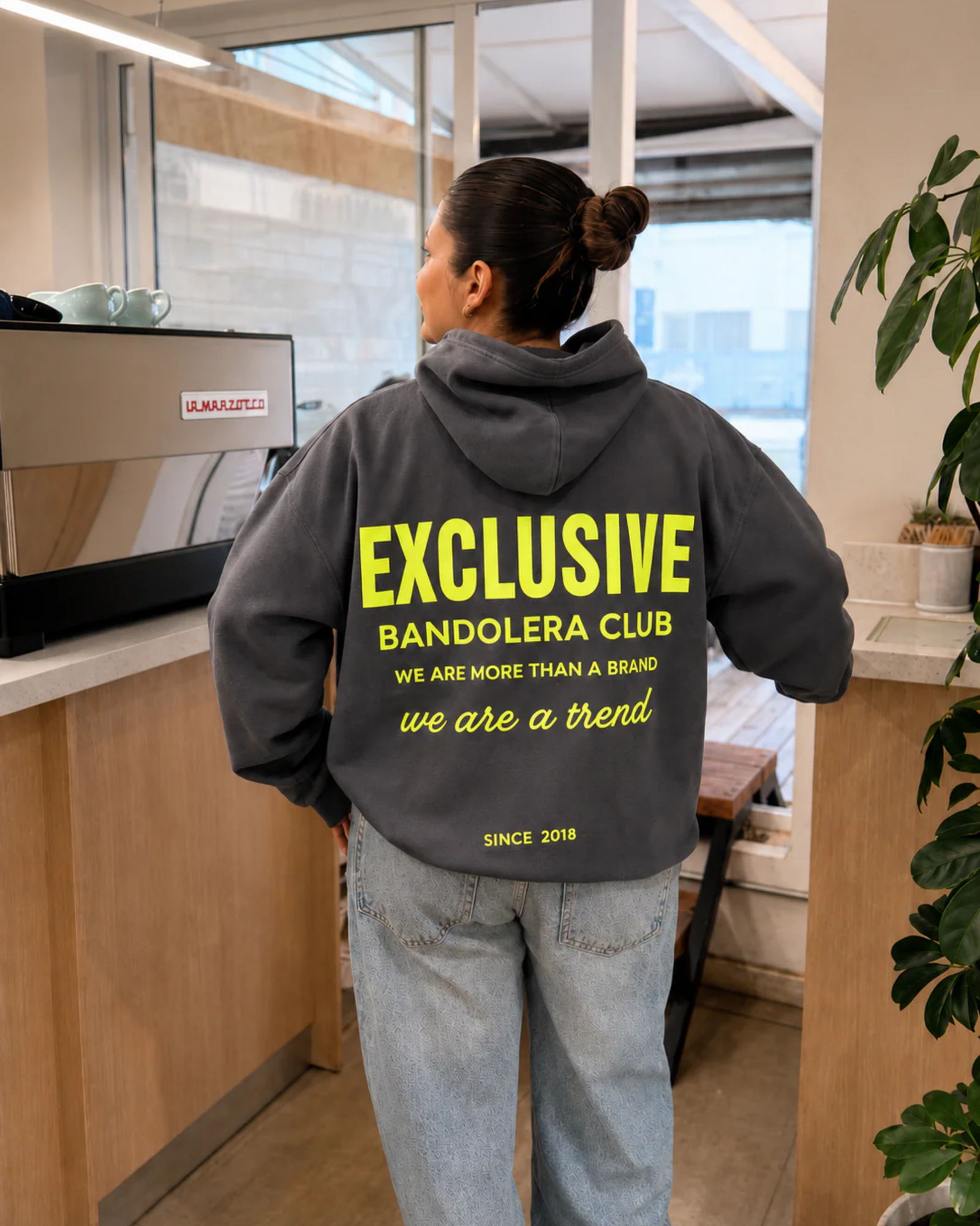 HOODIE EXCLUSIVE GREY BLONDIE