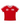Baby Tee CHL Roja/Blanco Estampada