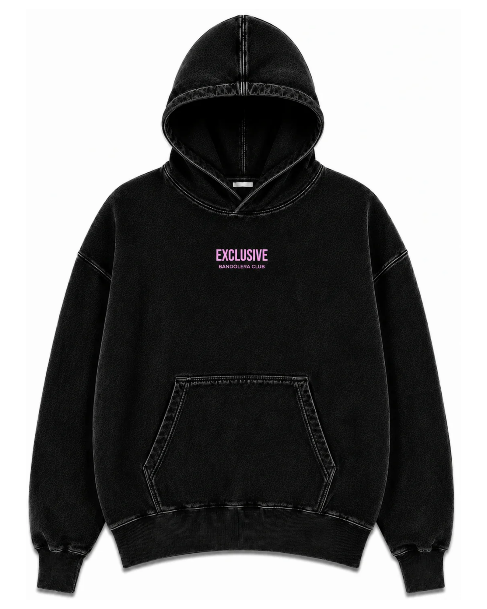 HOODIE EXCLUSIVE ACID WASH PINK
