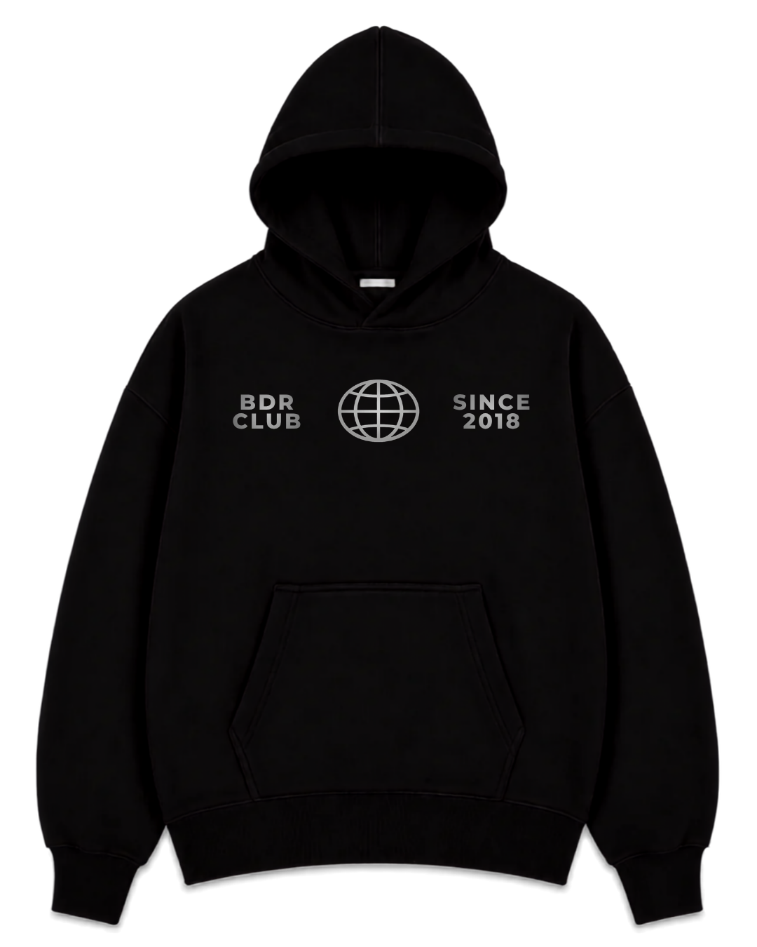 HOODIE NIGHT OUT BLACK SILVER