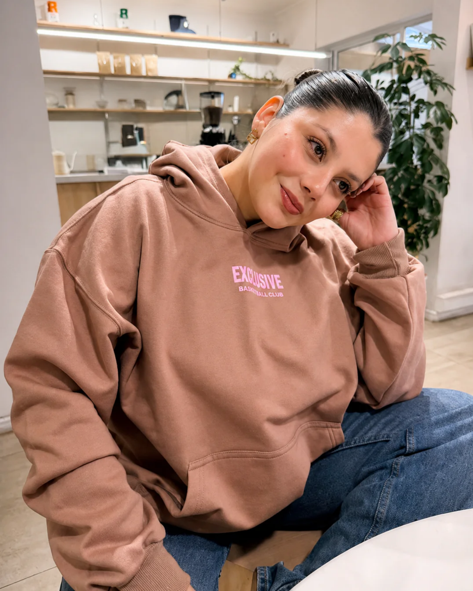 HOODIE EXCLUSIVE CAMEL PINK