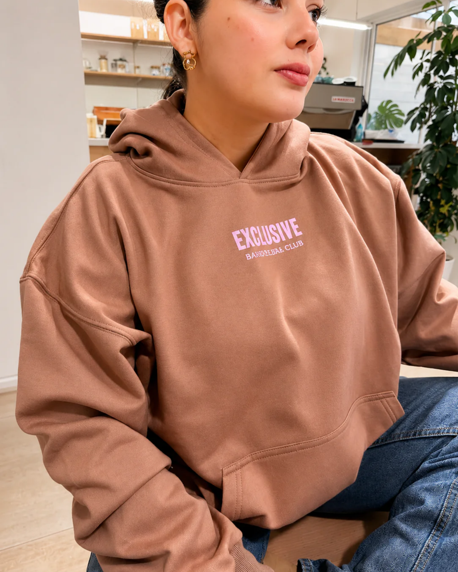 HOODIE EXCLUSIVE CAMEL PINK