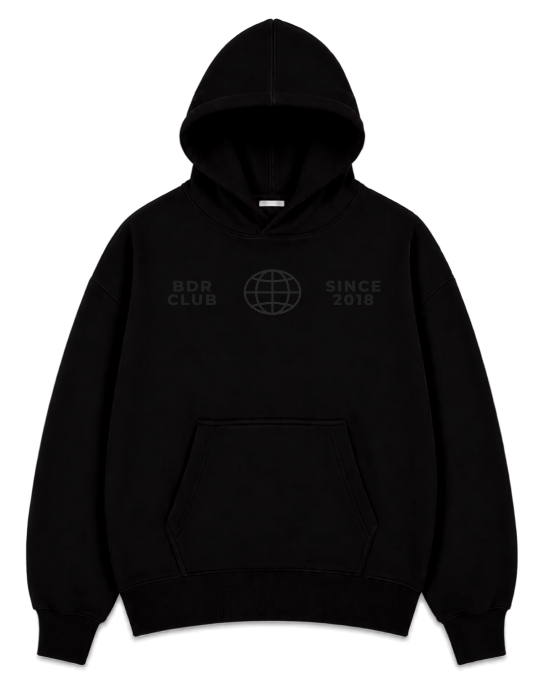 HOODIE NIGHT OUT BLACK BLACK