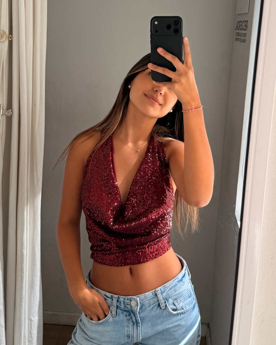 TOP LENTEJUELA KATHERINE