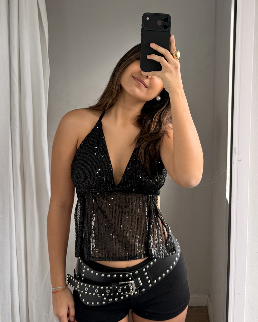 TOP LENTEJUELA SOFIA