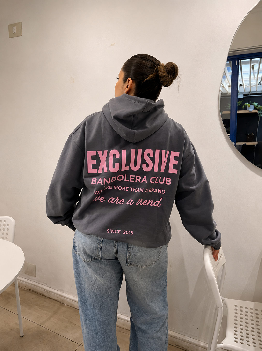 POLERON EXCLUSIVE GREY PINK
