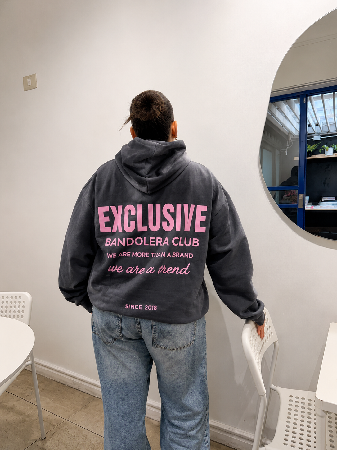 POLERON EXCLUSIVE GREY PINK