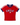 PREVENTA - Baby Tee Chile Bordada Roja/Azul
